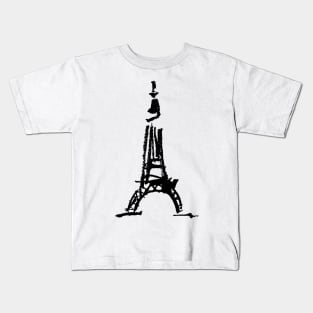 Eiffel Tower SKETCH Kids T-Shirt